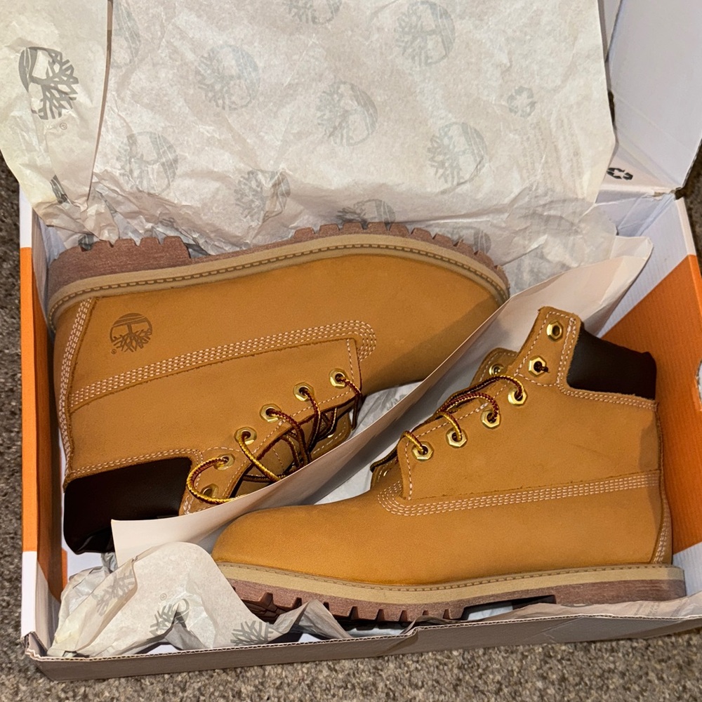 GS Timberland Wheat Nubuck Boots